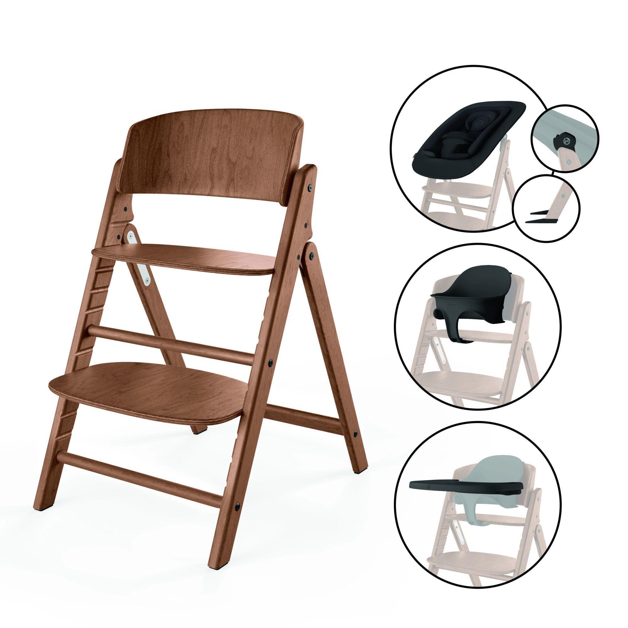 Maitinimo kėdutė Cybex - Click&Fold 4 in1 - Spalva - All Natural Dark