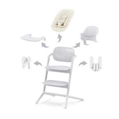 Maitinimo kėdutė Cybex - Lemo 4 in1 - Spalva - All White