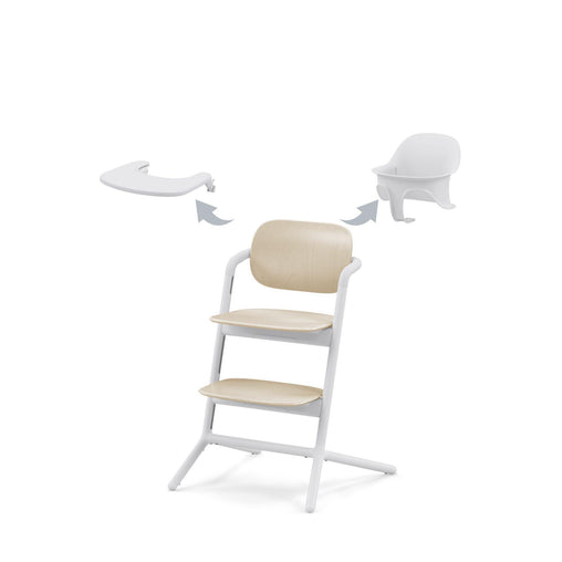 Maitinimo kėdutė Cybex - Lemo 3 in1 Set - Spalva - Sand White