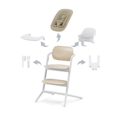 Maitinimo kėdutė Cybex - Lemo 4 in1 - Spalva - Sand White