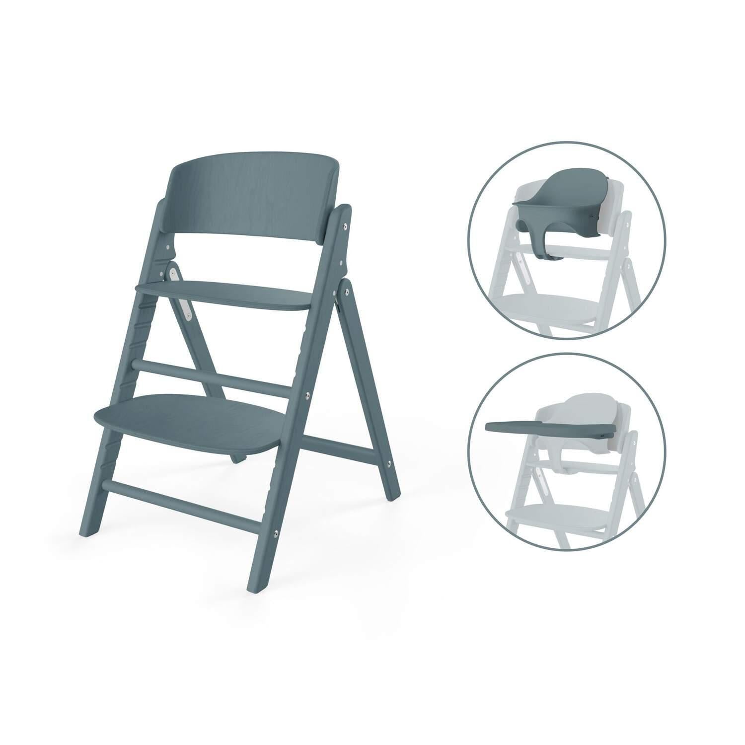 Maitinimo kėdutė Cybex - Click&Fold 3 in1 - Spalva - Stone Blue