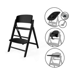 Maitinimo kėdutė Cybex - Click&Fold 4 in1 - Spalva - Stunning Black