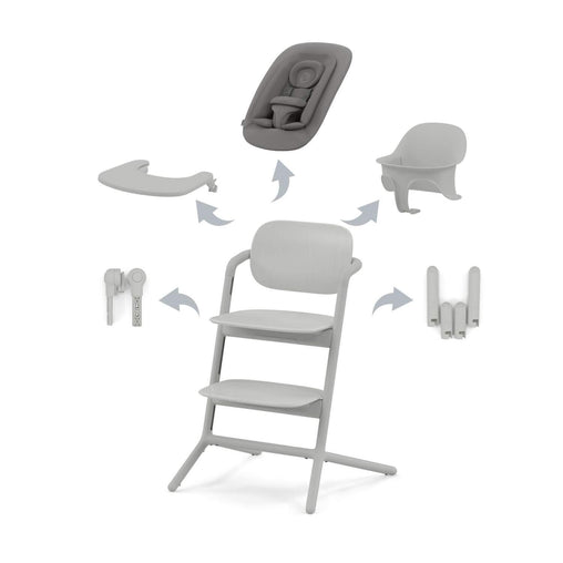 Maitinimo kėdutė Cybex - Lemo 4 in1 - Spalva - Suede Grey