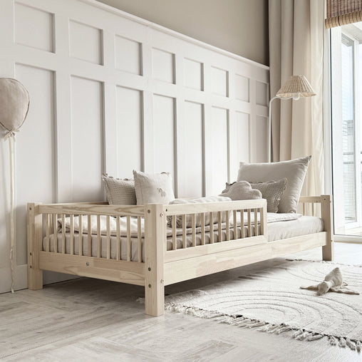 Vaikiška lova Basic slats 190x90 (naturali mediena)