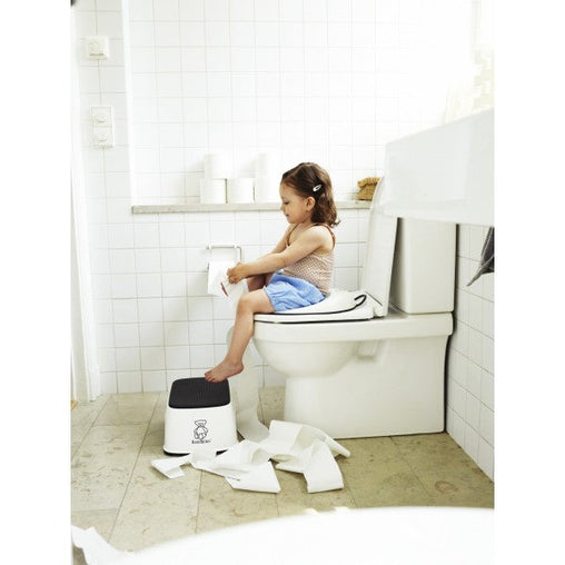 BABYBJÖRN - Mokomasis WC dangtis - Spalva - White / Black