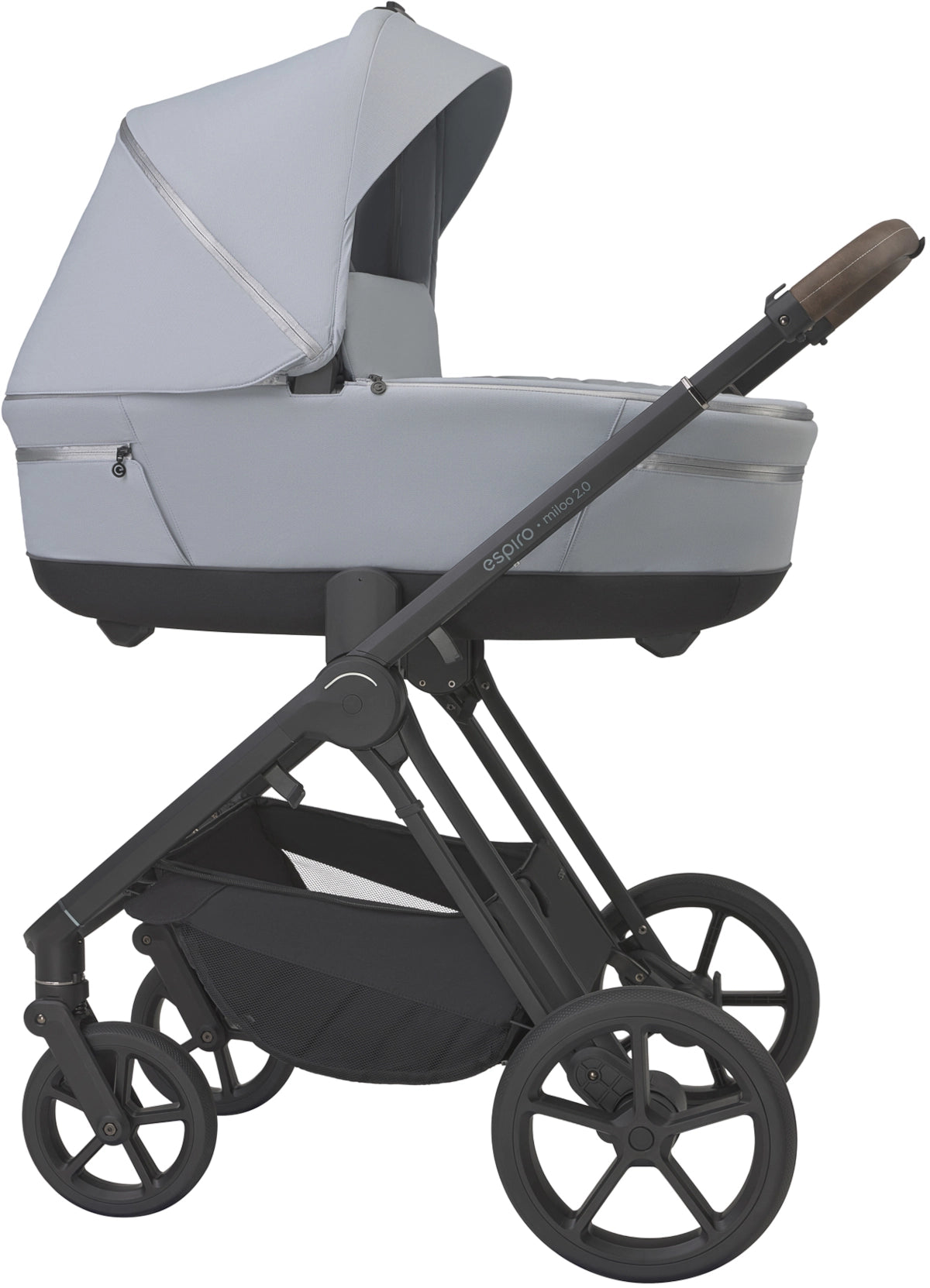 Espiro Miloo 2.0 universalus vežimėlis 2in1 - Unique Dove