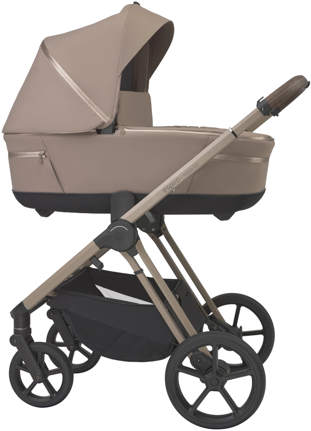 Espiro Miloo 2.0 universalus vežimėlis 2in1 - Perfect Beige
