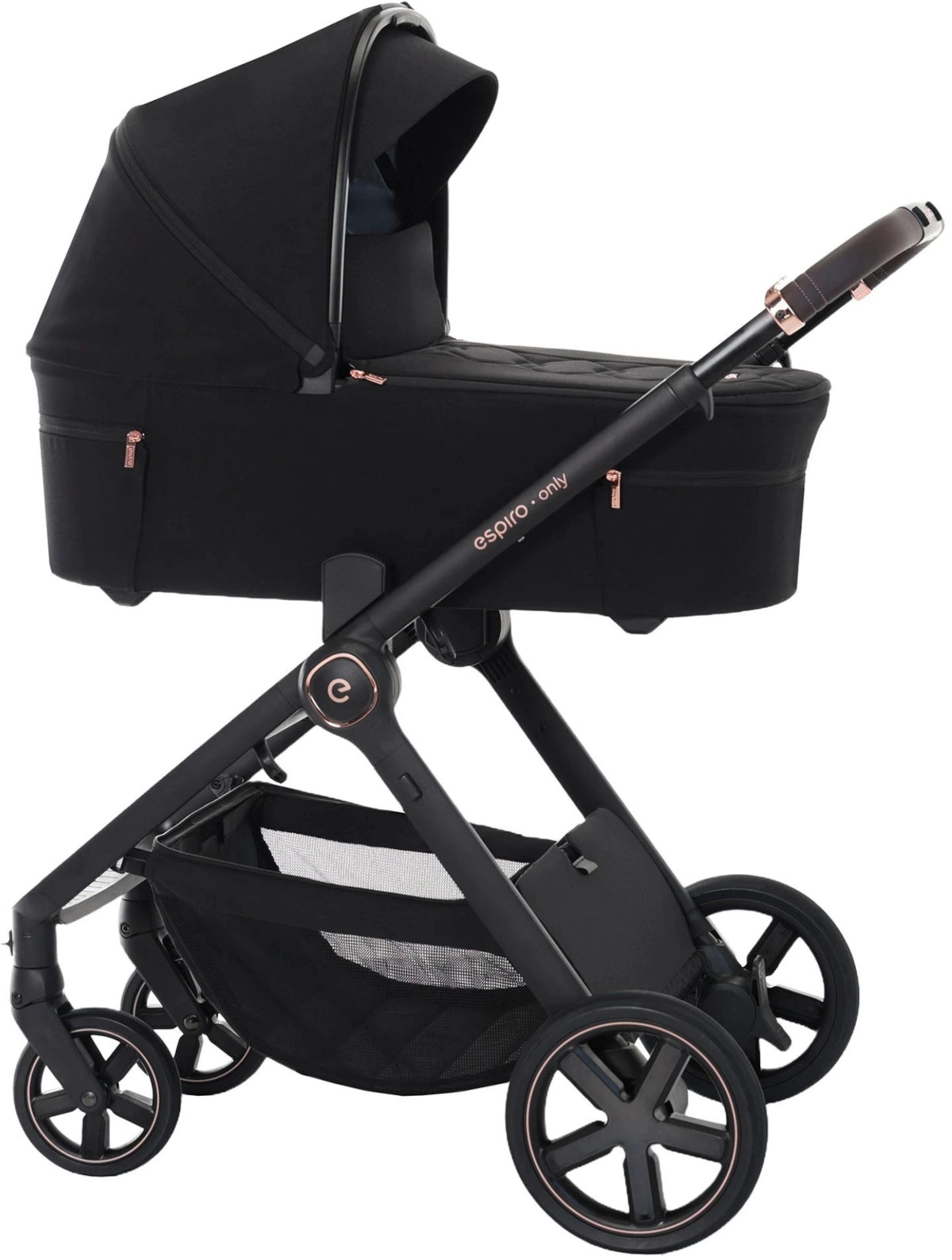 Espiro Only universalus vežimėlis 2in1 - Stylish Black