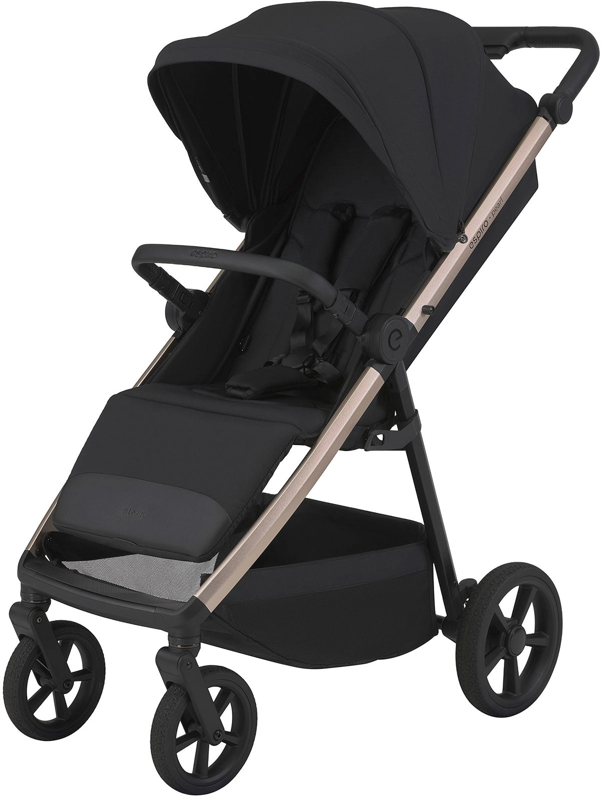 Espiro Pearl sportinis vežimėlis - Black