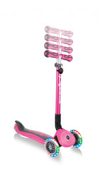 Paspirtukas Go Up Deluxe Lights-Rožinis