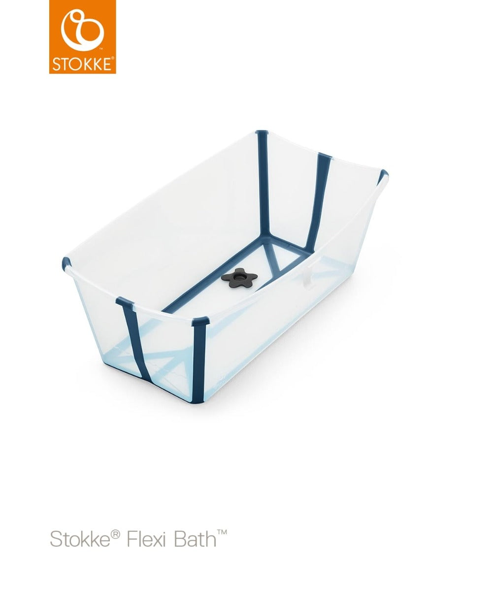 STOKKE vonelė FLEXI BATH Transparent Blue