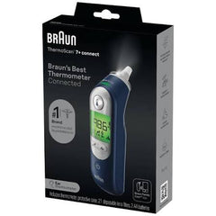 Braun ThermoScan 7+ Connect ausies termometras
