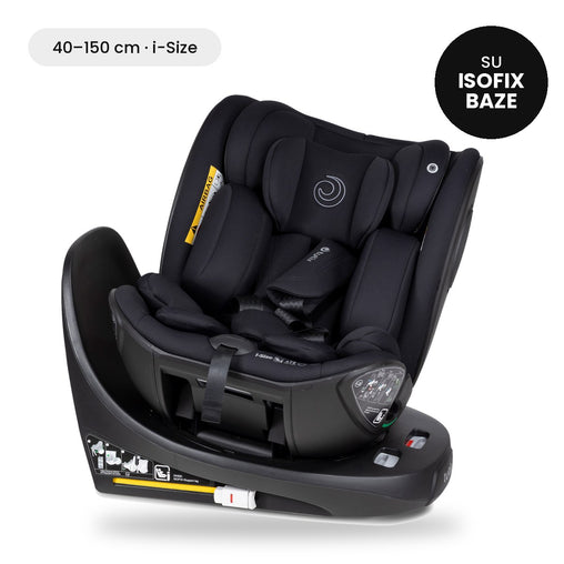 Tutis Beno 360+  (40–150 cm) autokėdutė su ISOFIX baze - Spalva - Black