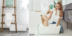 STOKKE vonelė FLEXI BATH Transparent Blue