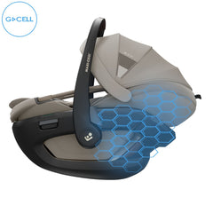 Automobilinė kėdutė  Maxi Cosi Coral Slide Pro 360 i-Size 40-87cm, Sapphire Sand