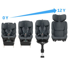 Automobilinė kėdutė Maxi Cosi Pearl XL Slide Pro (61-150 cm)  - Authentic Graphite