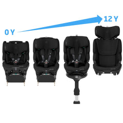 Automobilinė kėdutė Maxi Cosi Pearl XL Slide Pro (61-150 cm) - Authentic Black
