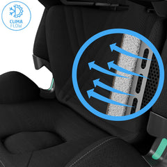 Automobilinė kėdutė Maxi Cosi Pearl XL Slide Pro (61-150 cm) - Authentic Black