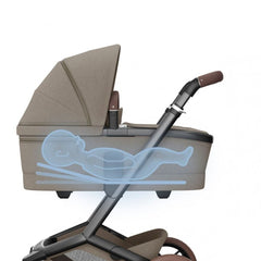 Maxi Cosi Fame vežimėlis 2in1 - Twillic Truffle