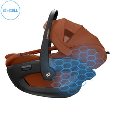 Automobilinė kėdutė  Maxi Cosi Coral Slide Pro 360 i-Size 40-87cm, Copper Terra