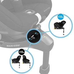 Automobilinė kėdutė Maxi-Cosi Mica 360 Pro i-Size 0-18kg, Authentic Black