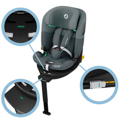 Automobilinė kėdutė Maxi Cosi Emerald 360 S i-size 0-36 kg. Tonal Graphite