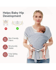 Momcozy kūdikių vaikjuostė - nešioklė - Grey
