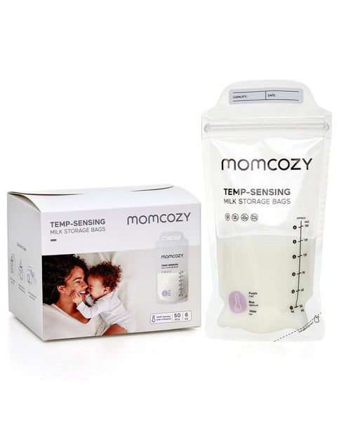Momcozy pieno laikymo maišeliai, 50 vnt.