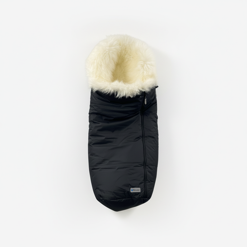 Universalus žieminis vokelis - miegmaišis į vežimėlį TROLLER - Black / White