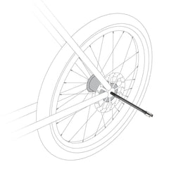 Cybex ašis 166-178mm (M12x1.5)