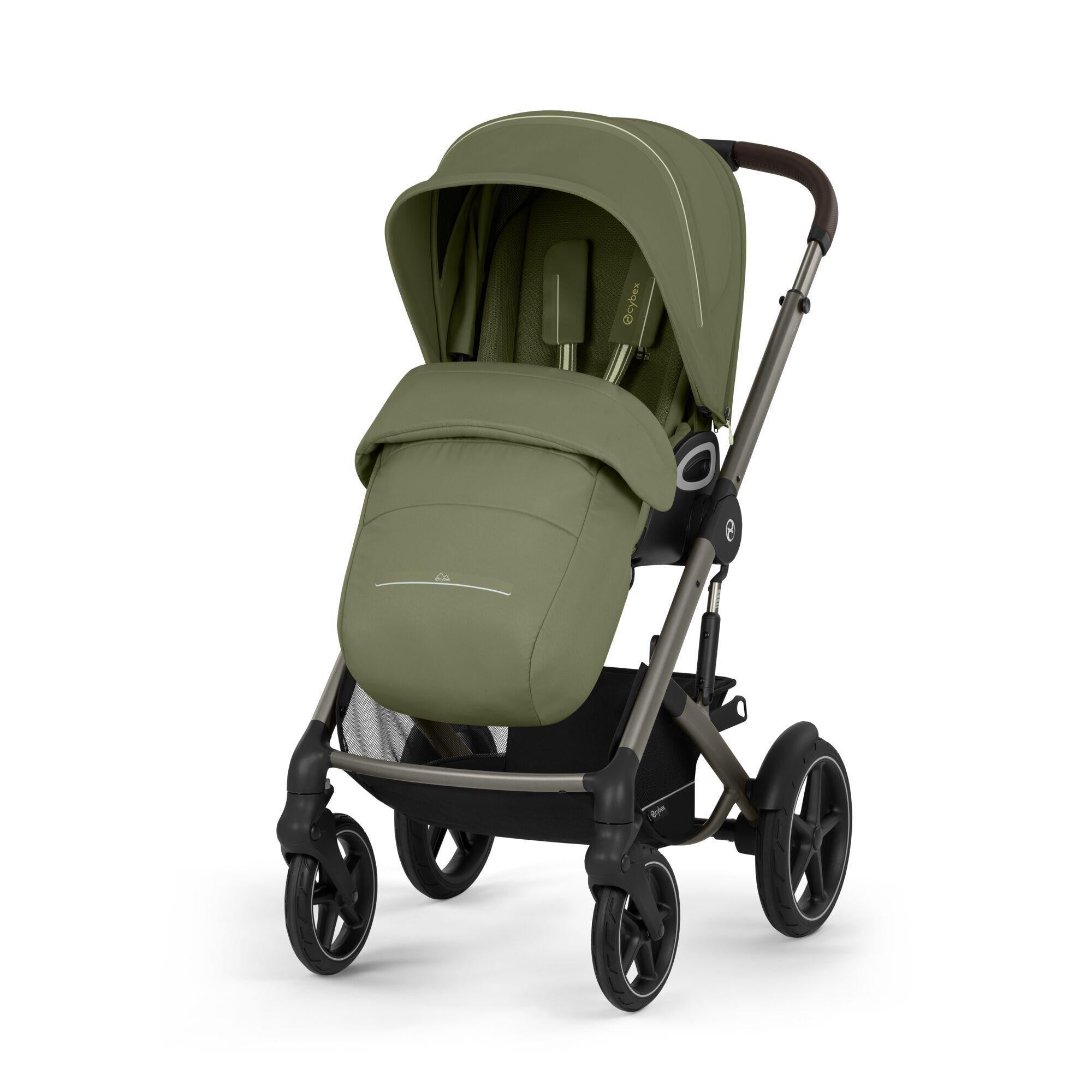 CYBEX Talos S Lux V2 vežimėlis, Moss Green