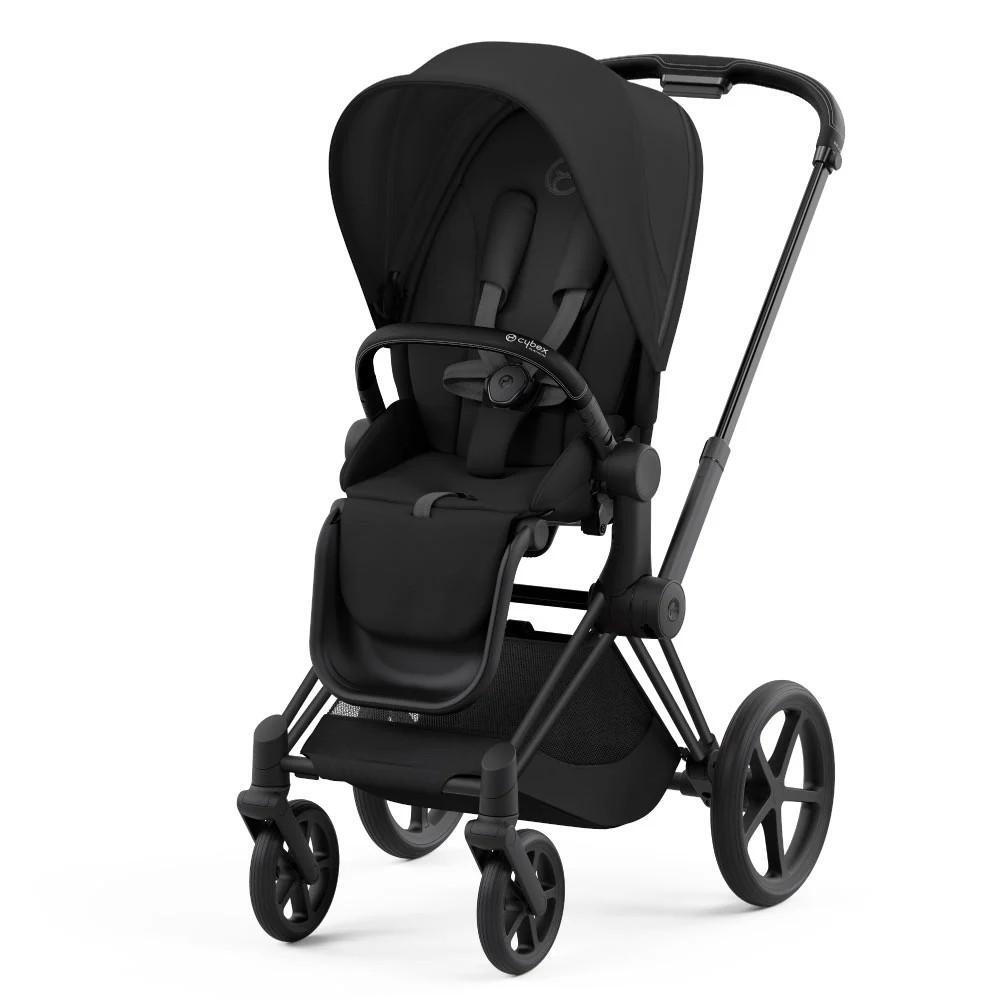 CYBEX Priam V4 vežimėlis, Sepia Black (Matt Black Frame)
