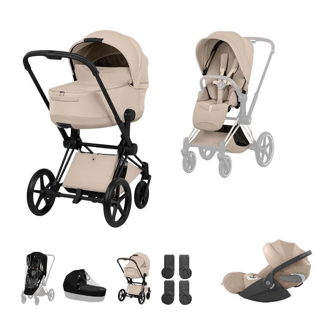 CYBEX Priam Style Fold 3 in 1 Cozy Beige