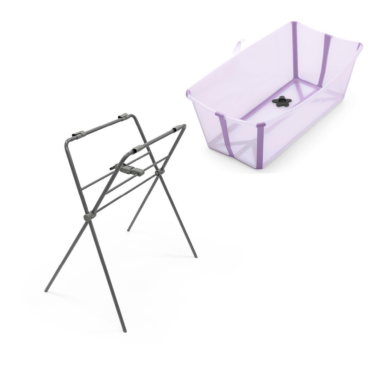 STOKKE vonelė FLEXI BATH su stovu Lavender