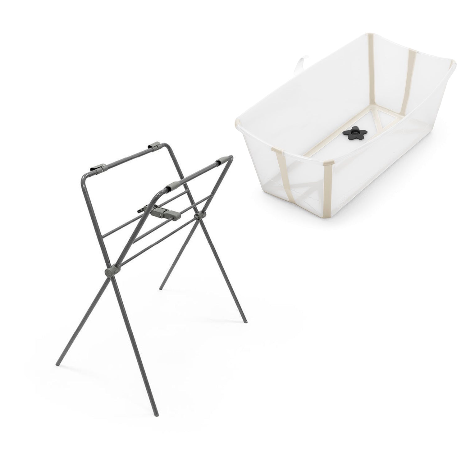 STOKKE vonelė FLEXI BATH su stovu Sandy Beige