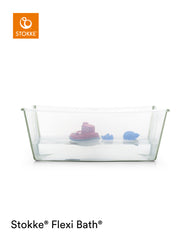 STOKKE vonelė FLEXI BATH X-Large Transparent Green
