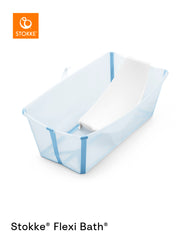 STOKKE vonelės komplektas FLEXI BATH su gultuku Ocean Blue