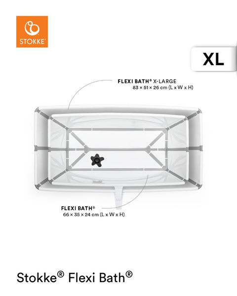STOKKE vonelė FLEXI BATH X-Large White