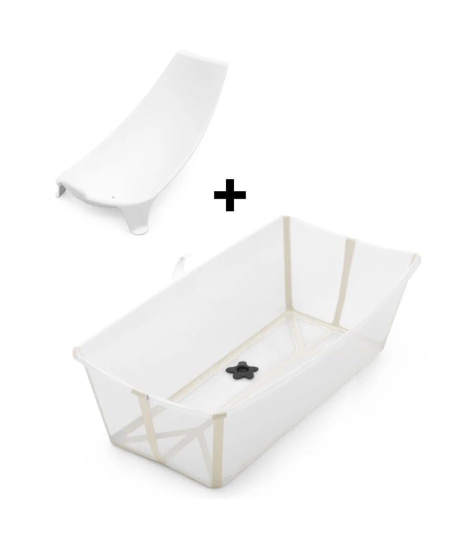 STOKKE vonelės komplektas FLEXI BATH X-Large su gultuku Sandy Beige