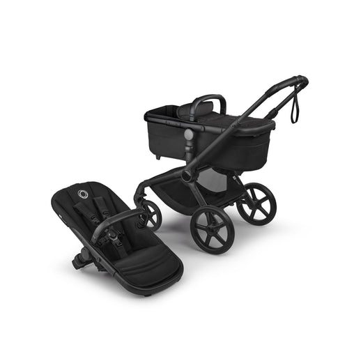 Bugaboo Fox 5 Renew važiuoklė Black su audinių komplektu Heritage Black