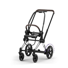 Cybex ePriam Style važiuoklė su sėdimos dalies pagrindu, Chrome Brown
