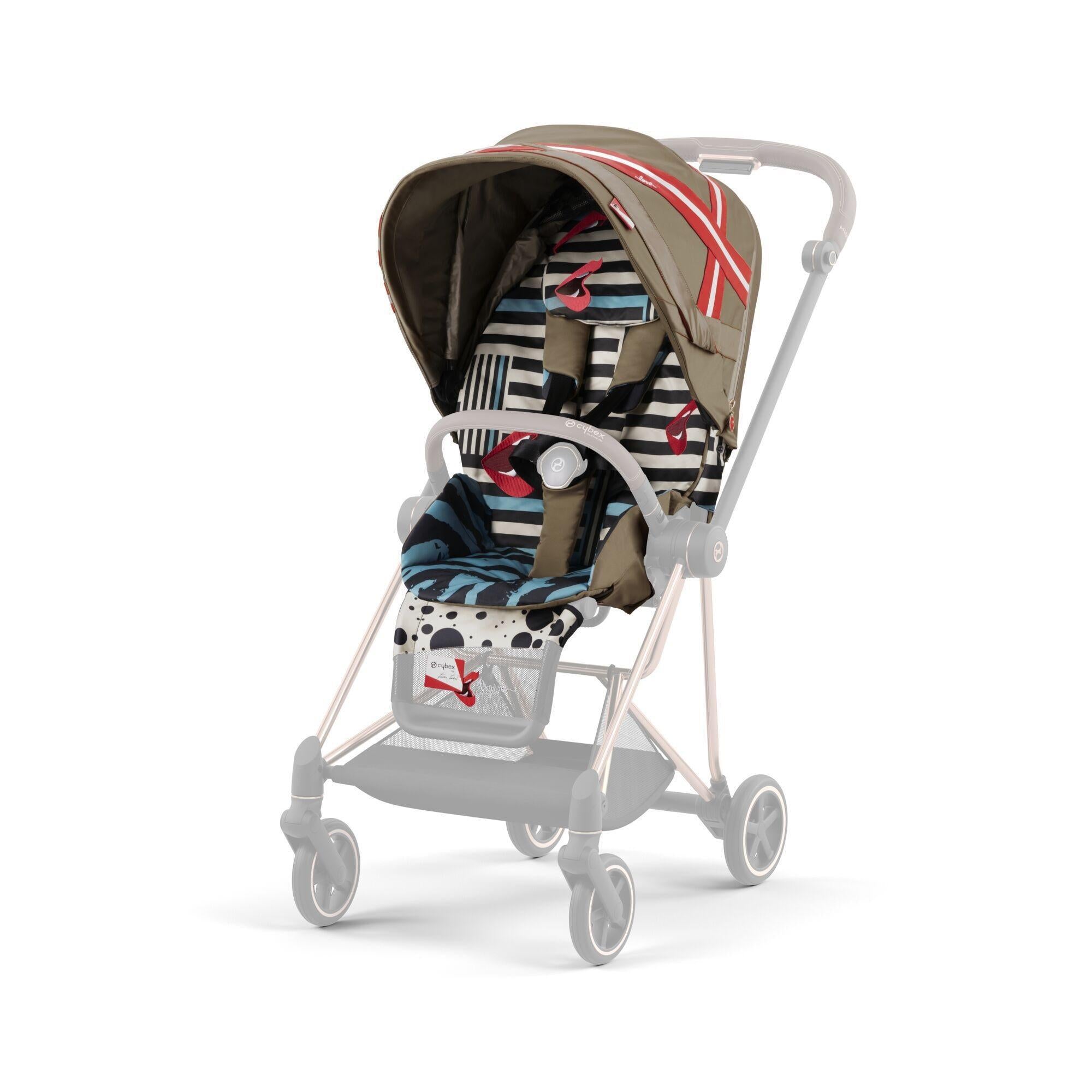 Cybex Mios V3 sėdynės audinys, Karolina Kurkova One Love