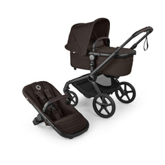 Bugaboo Fox 5 Renew 2in1 vežimėlis Black/Cocoa Brown