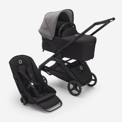 Bugaboo Dragonfly 2 in 1 Black/Midnight Black/Grey Melange