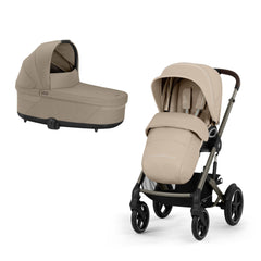 CYBEX Talos S Lux V2 universalus 2in1 vežimėlis, Almond Beige