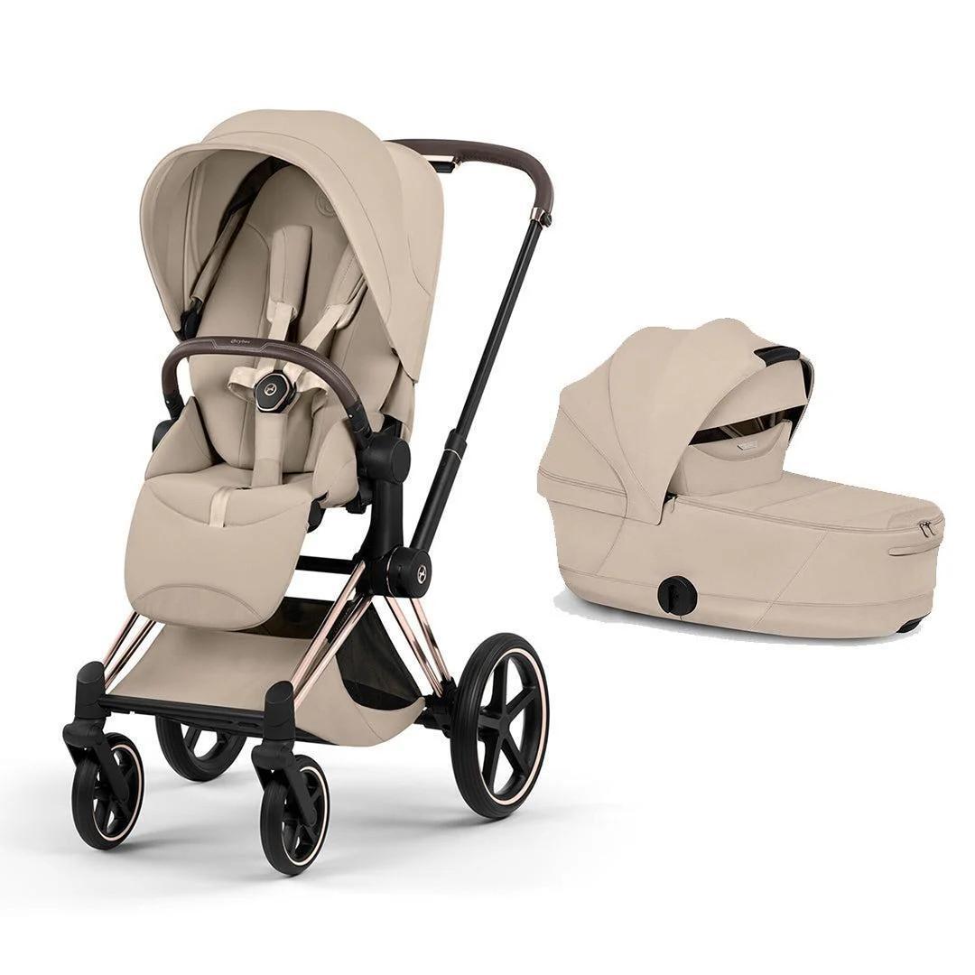 CYBEX Priam Style 2 in 1 Cozy Beige, Frame Rose Gold