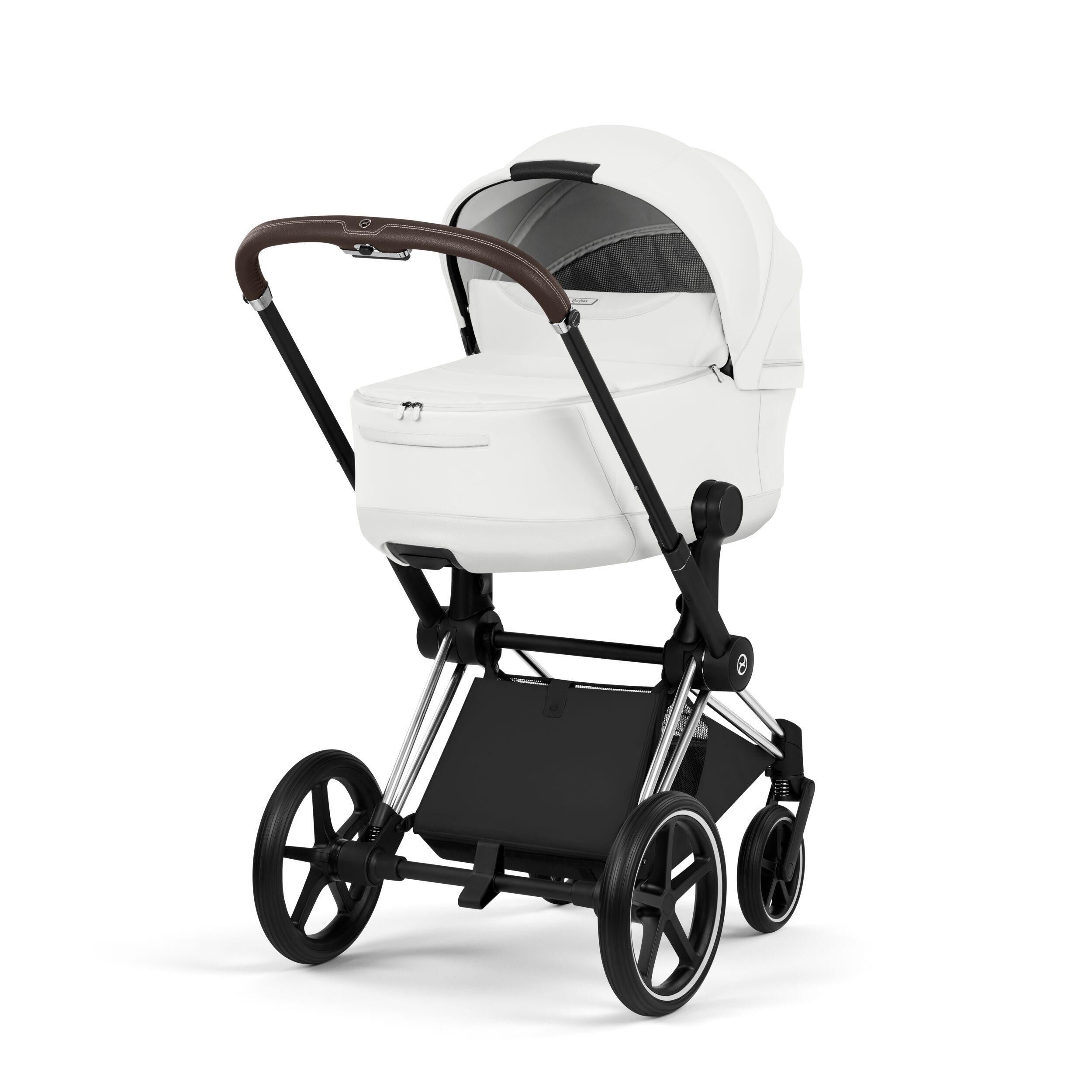 CYBEX Priam Style 2 in 1 Off White, Frame Chrome Brown