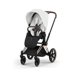 CYBEX Priam Fold V5 2 in 1 Off White, Frame Rose Gold