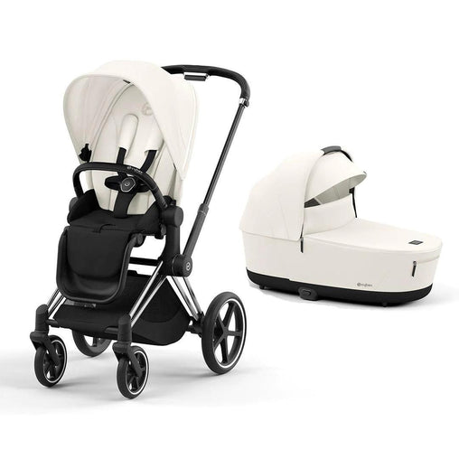 CYBEX Priam V4 2 in 1 Off White (Chrome With Black Details)