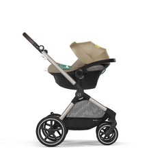 CYBEX Eos Lux universalus 2in1 vežimėlis, Seashell Beige (Taupe Frame)